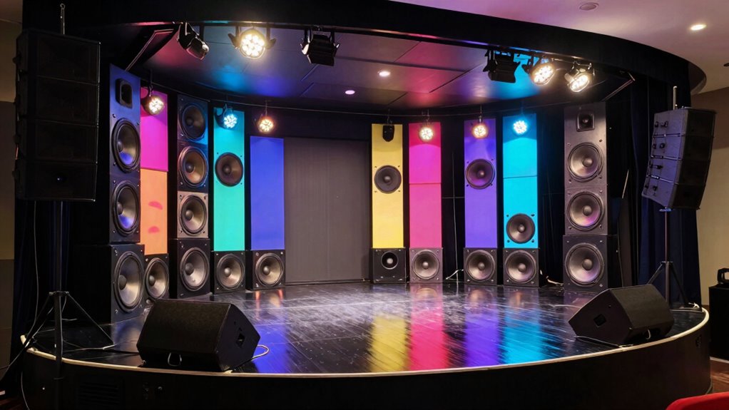 optimal stage sound setup