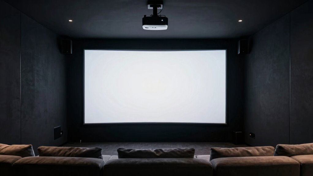 optimize projector screen setup