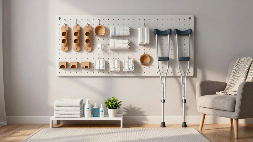 organized recovery space setup