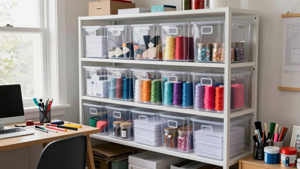 organized supplies boost creativity
