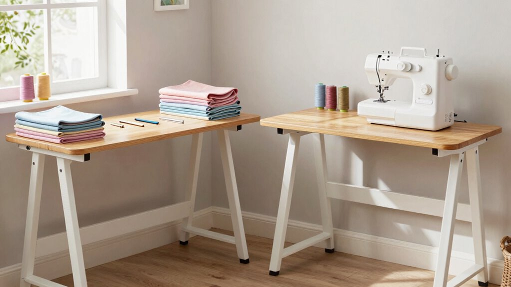 portable ergonomic sewing workspace