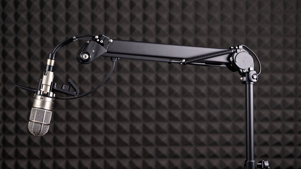 professional studio microphone setup