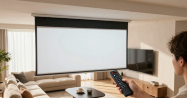 12 Best Motorized Projector Screens for Home Theater in 2026