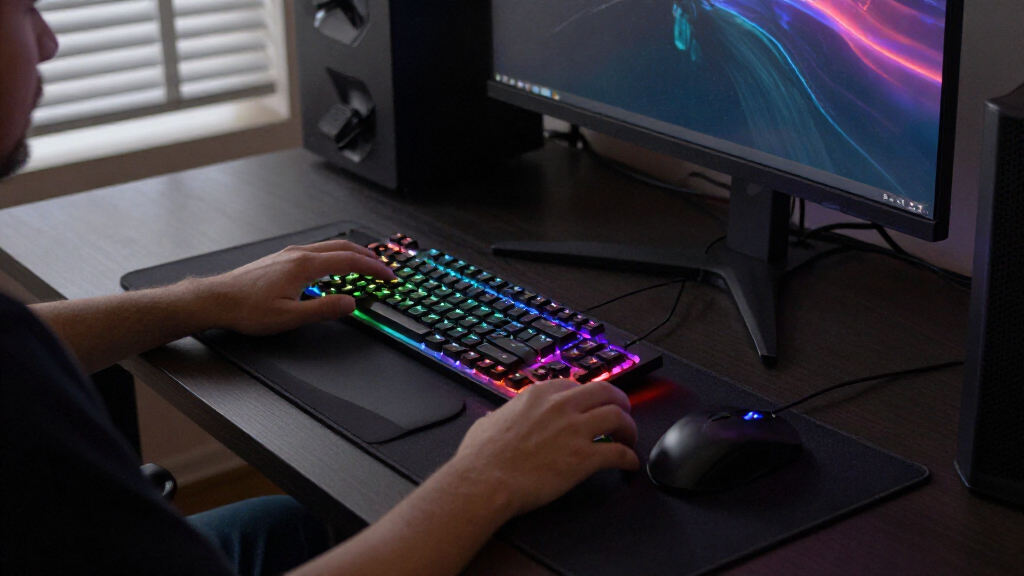 How To Get The SABLUTE RGB Backlit Gaming Keyboard & Mouse Combo With Wrist Rest For $16.80